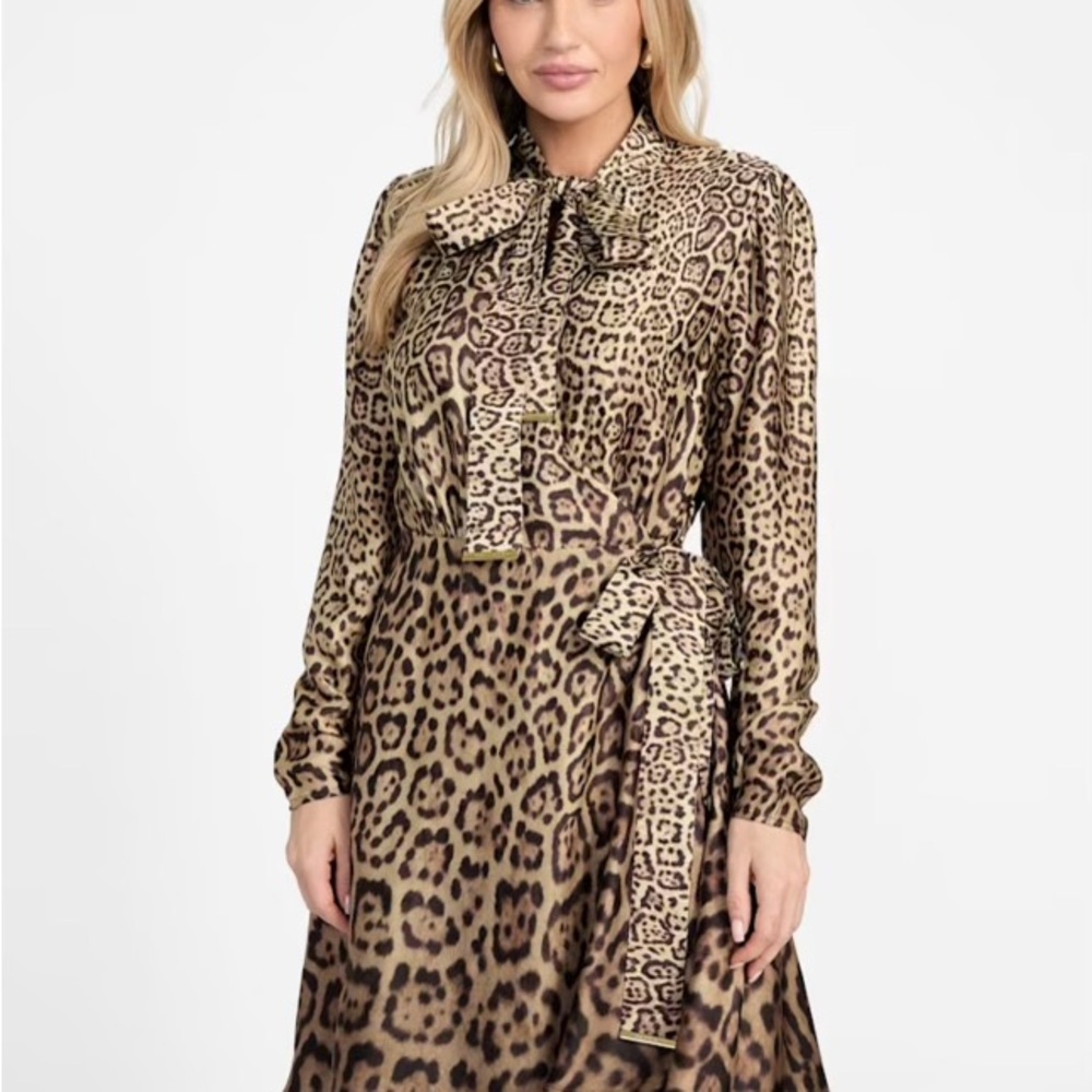 Marciano Leopard Print Dress